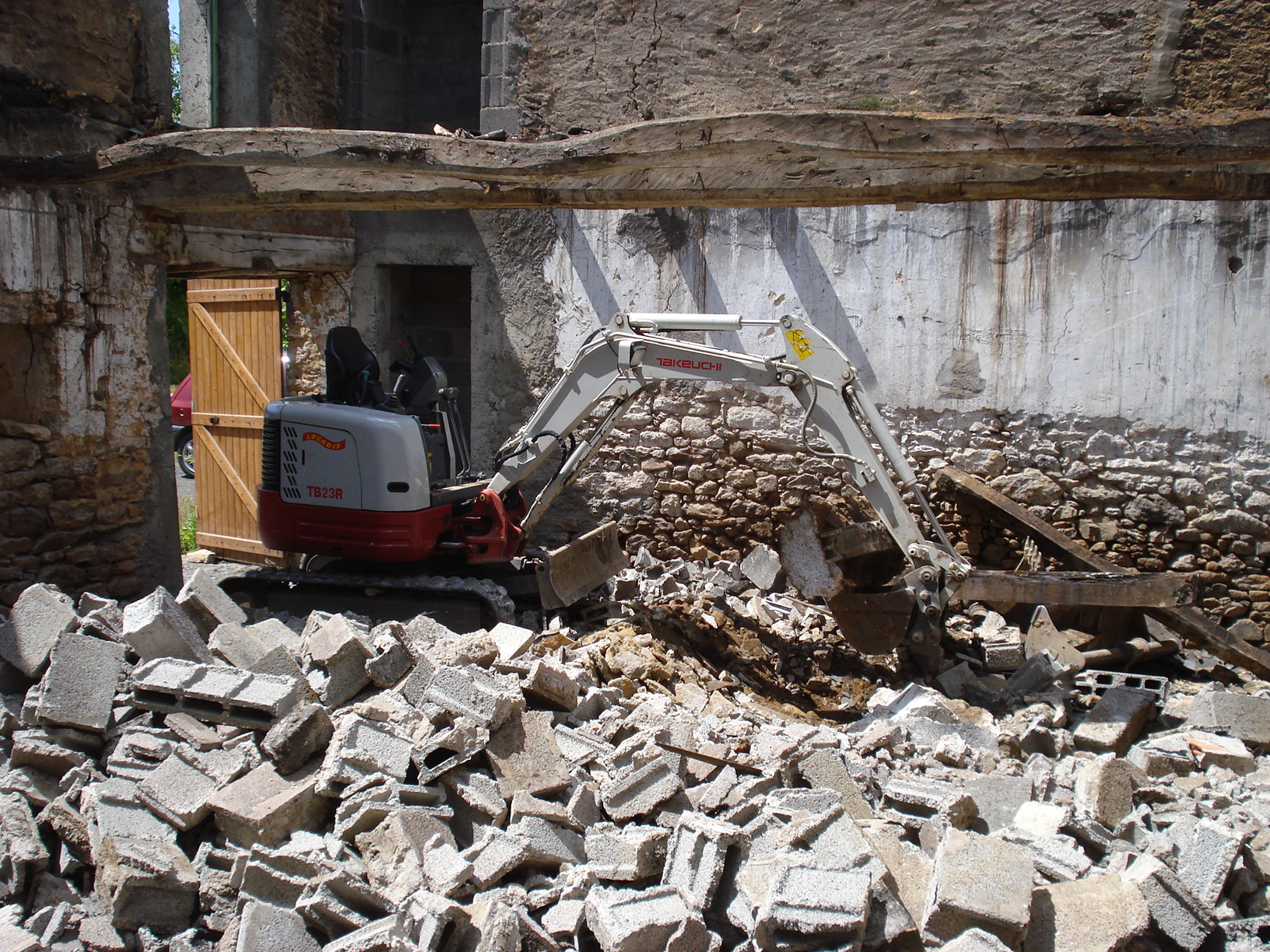Démolition à Périgueux